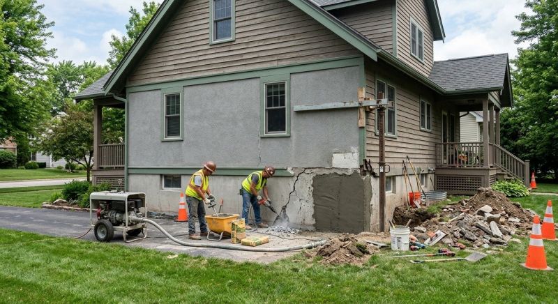 Building Foundation Repair in Pembroke, MA