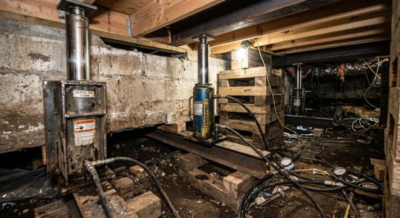 Foundation Jacking in Melrose, MA