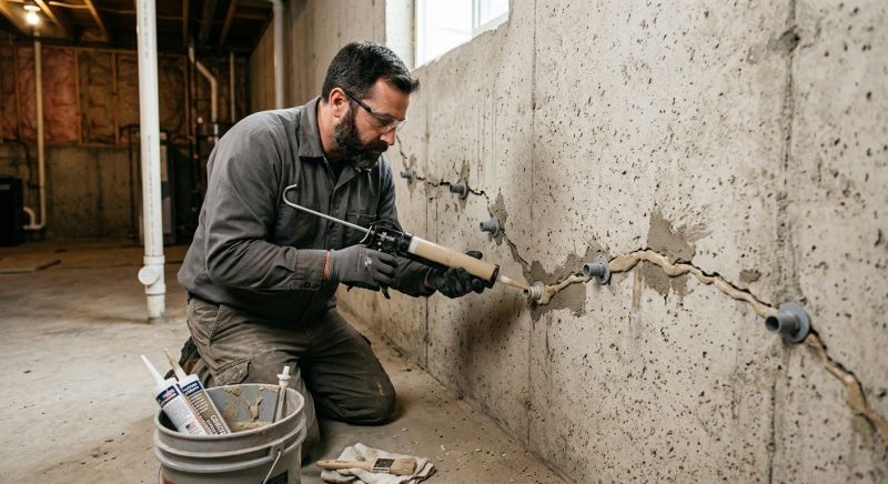 Basement Foundation Repair in Sharon, MA