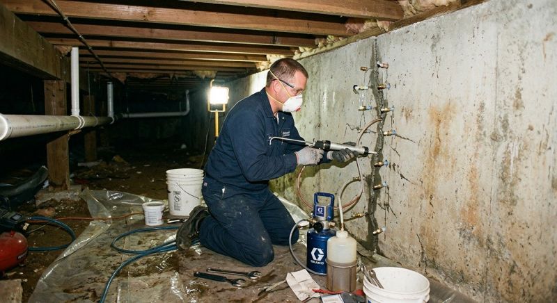 Basement Foundation Repair in Milton, MA