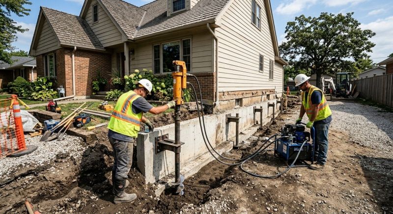 Basement Stabilization in Sharon, MA