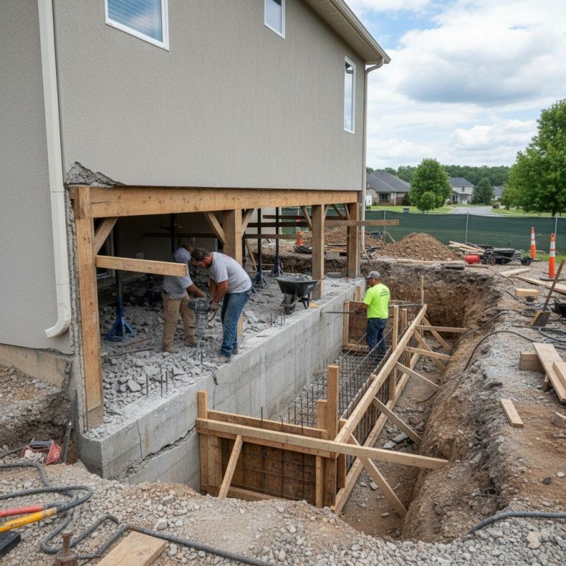 Building Foundation Repair in Bellingham, MA