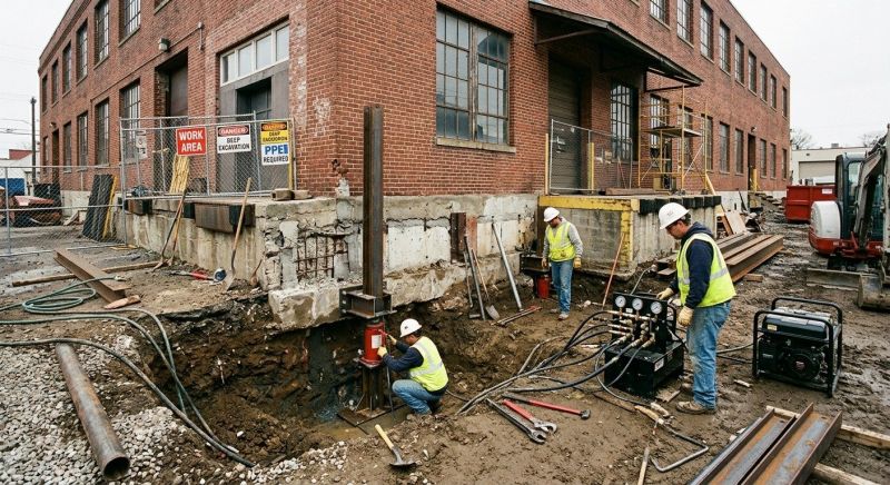Building Foundation Repair in Brockton, MA