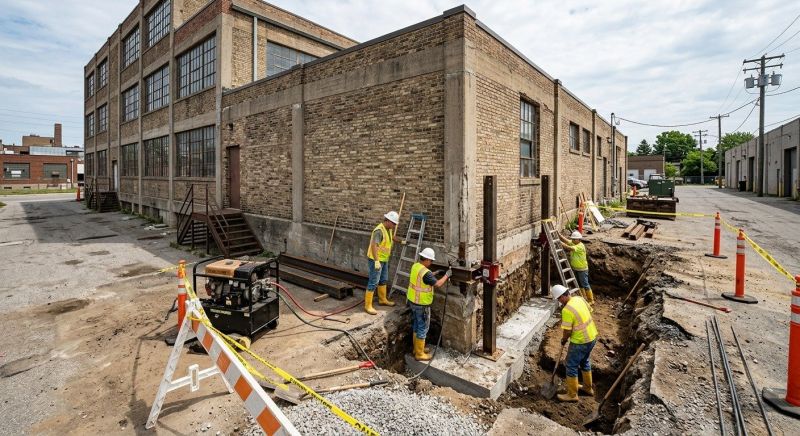 Building Foundation Repair in West Bridgewater, MA