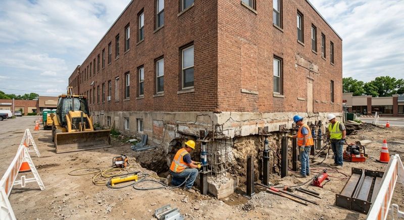 Commercial Foundation Repair in Sharon, MA