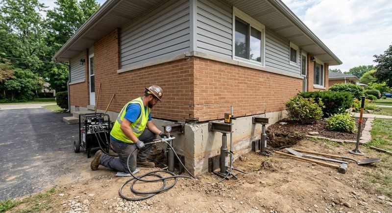 Concrete Foundation Leveling in Hanover, MA
