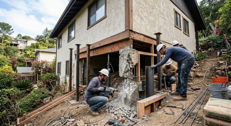 Concrete Foundation Repair in Waltham, MA