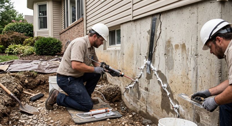 Cracked Foundation Repair in Ashland, MA