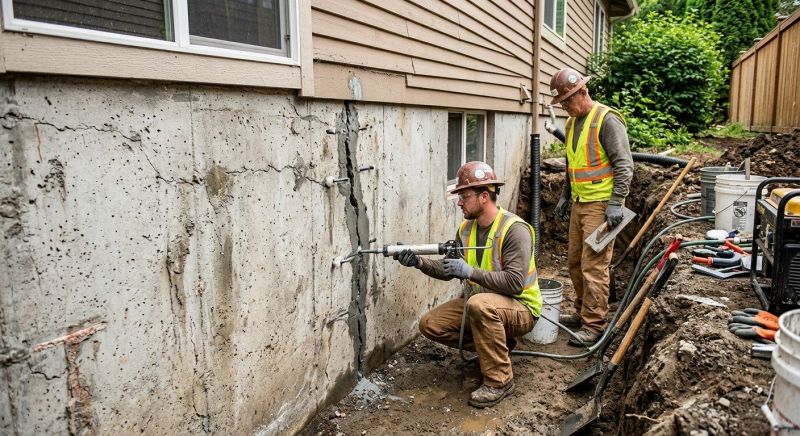 Cracked Foundation Repair in Randolph, MA