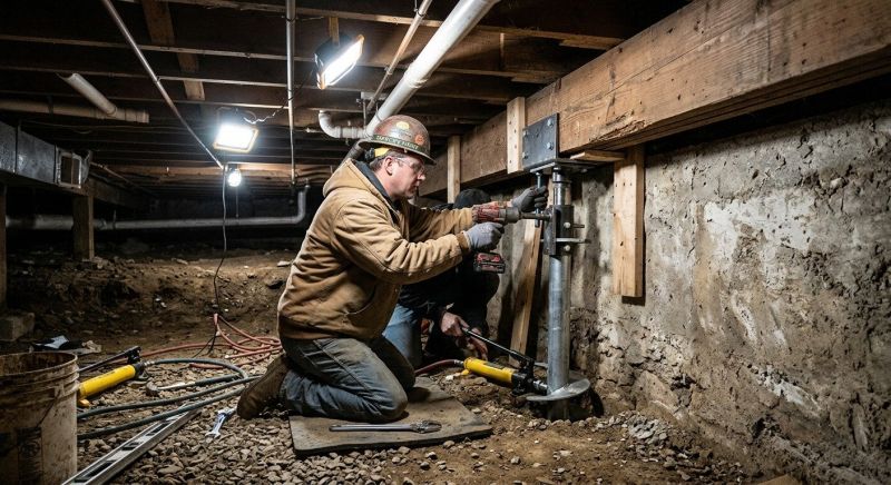 Crawlspace Foundation Repair in Kingston, MA