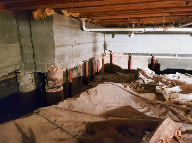 Crawlspace Foundation Repair in Raynham, MA