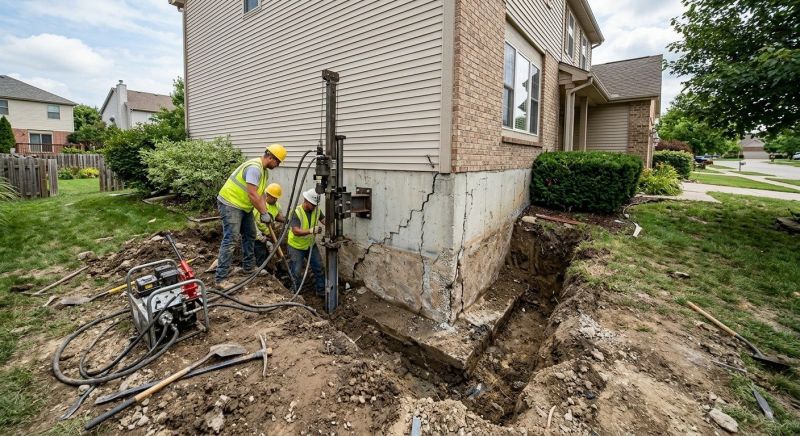 Deep Foundation Repair in Sharon, MA