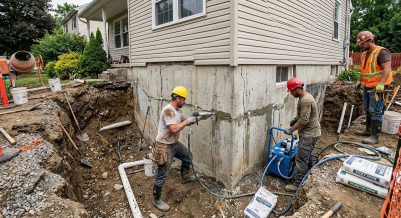 Foundation Damage Repair in Hull, MA