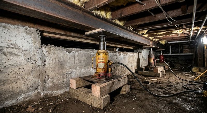 Foundation Jacking in Cambridge, MA