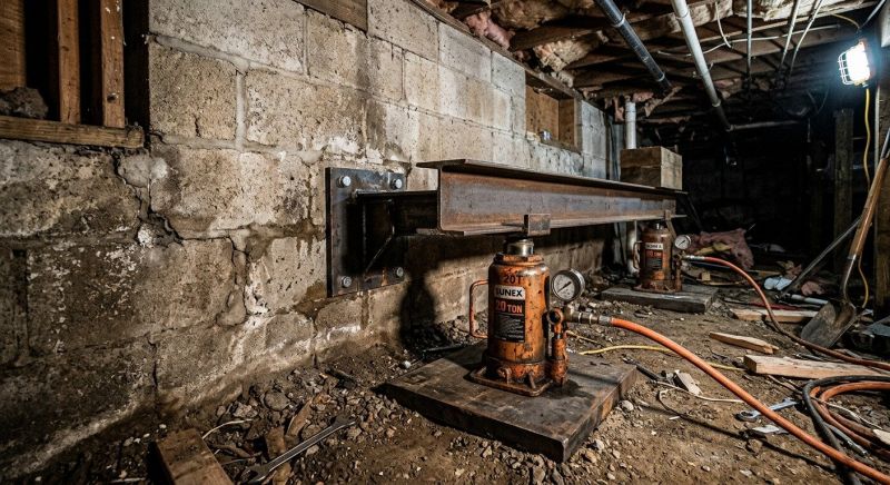 Foundation Jacking in Hingham, MA
