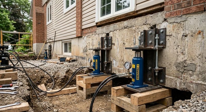 Foundation Jacking in Melrose, MA