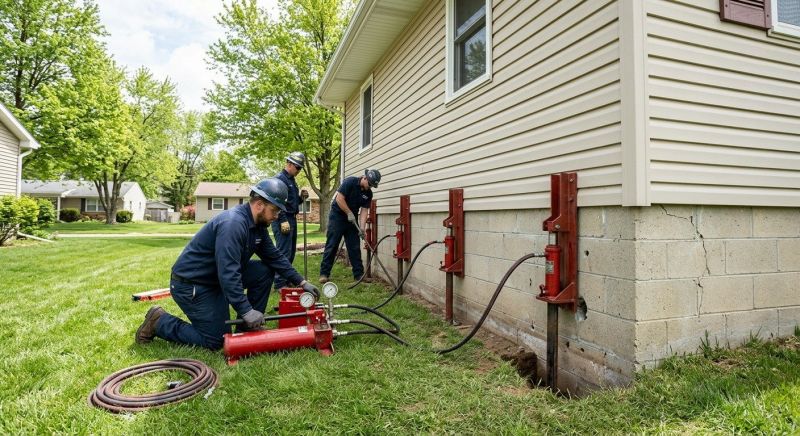 Foundation Jacking in Norfolk County, MA