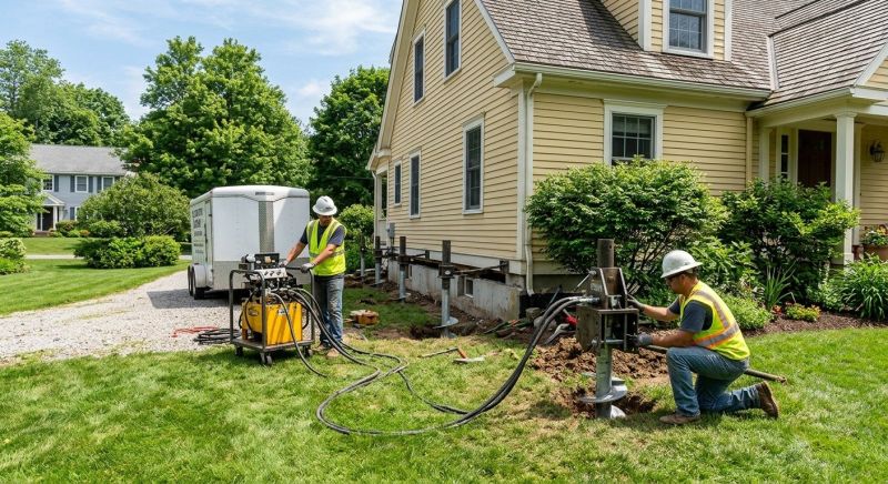 Foundation Lifting in Boston, MA