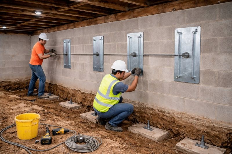 Foundation Stabilizing in Canton, MA