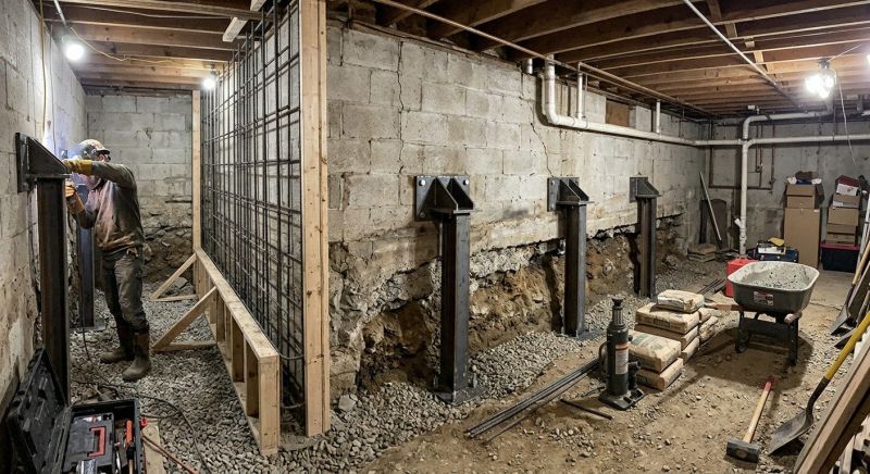 Foundation Stabilizing in Halifax, MA