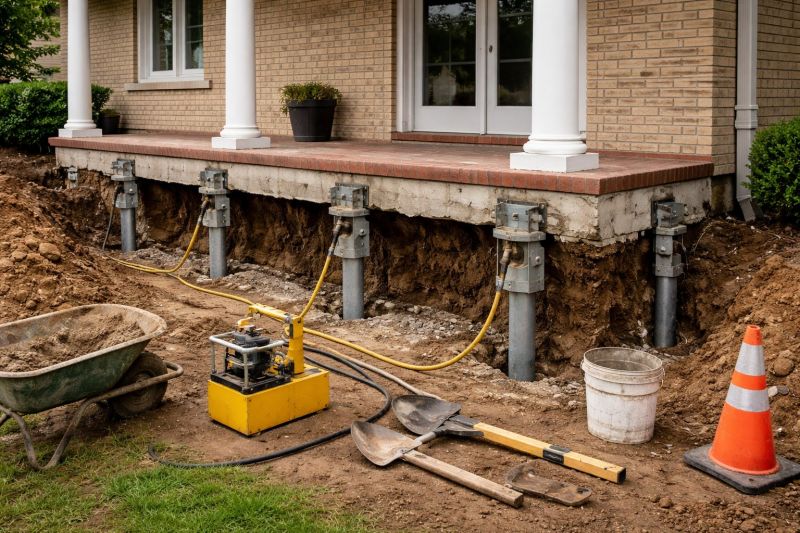 Foundation Stabilizing in Lexington, MA