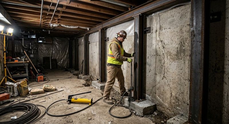 Foundation Stabilizing in Sharon, MA