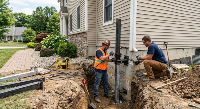 Foundation Stabilizing in Medfield, MA