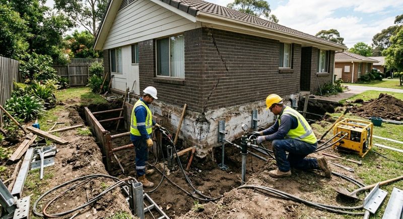Foundation Stabilizing in West Bridgewater, MA