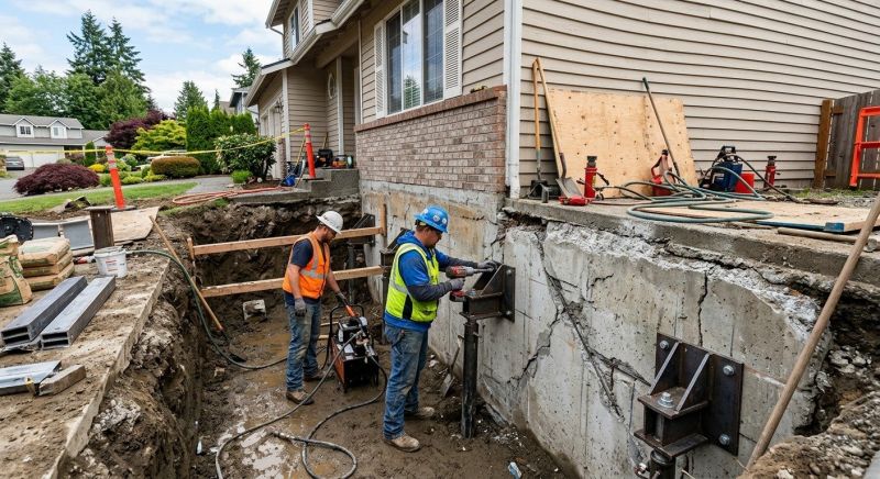 Foundation Structural Repair in Arlington, MA
