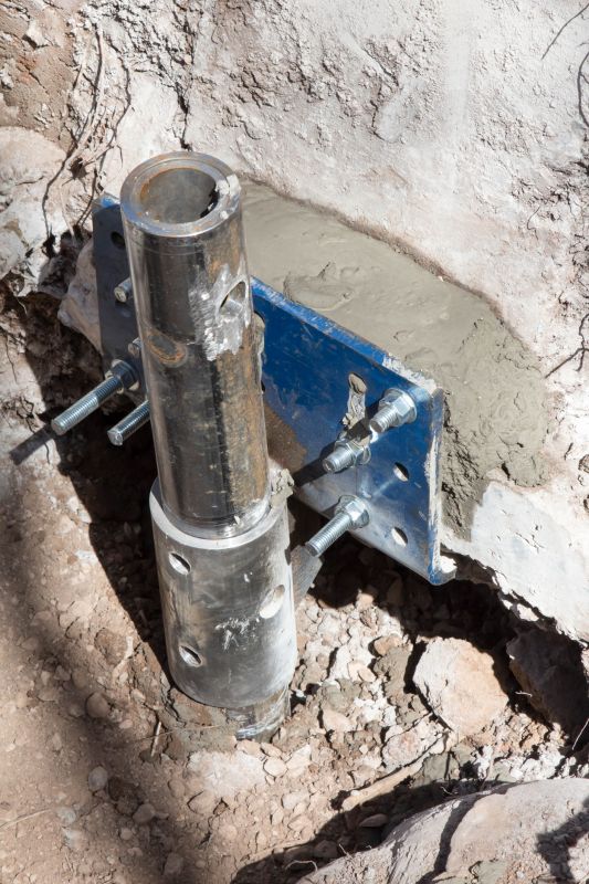 Helical Piers Installation in Sharon, MA