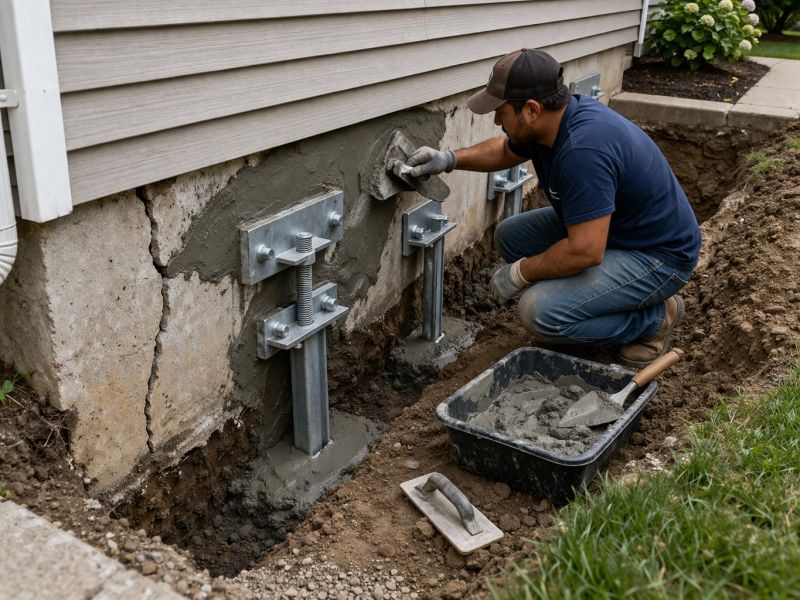 House Foundation Repair in Ashland, MA