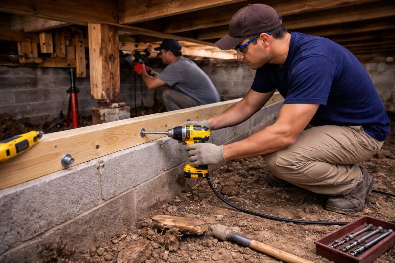 House Foundation Repair in Milton, MA