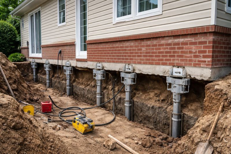 House Underpinning in Sharon, MA