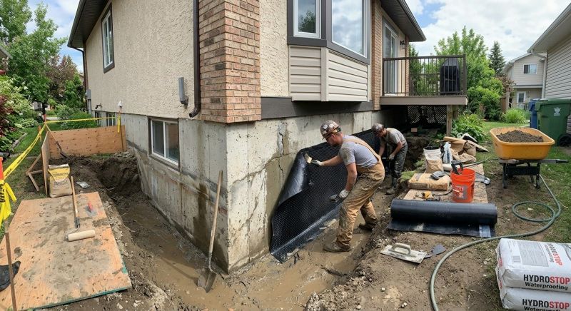 Leaking Foundation Repair in Sharon, MA