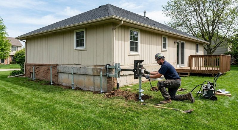 Settling Foundation Service in Foxboro, MA