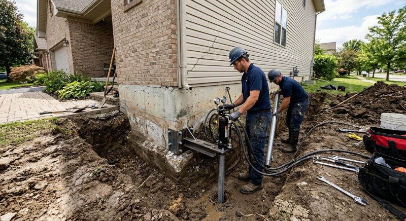 Settling Foundation Service in Foxboro, MA