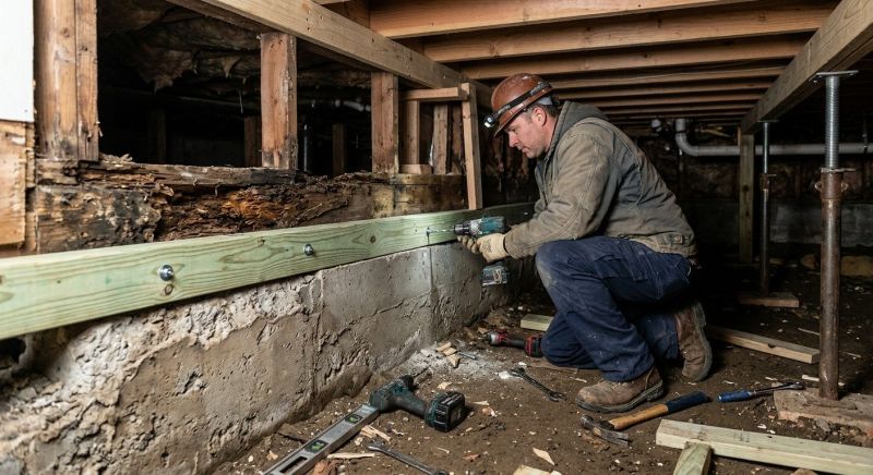 Sinking Foundation Repair in East Weymouth, MA