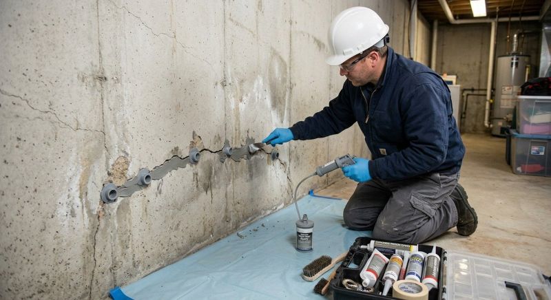 Structural Crack Repair in Sharon, MA