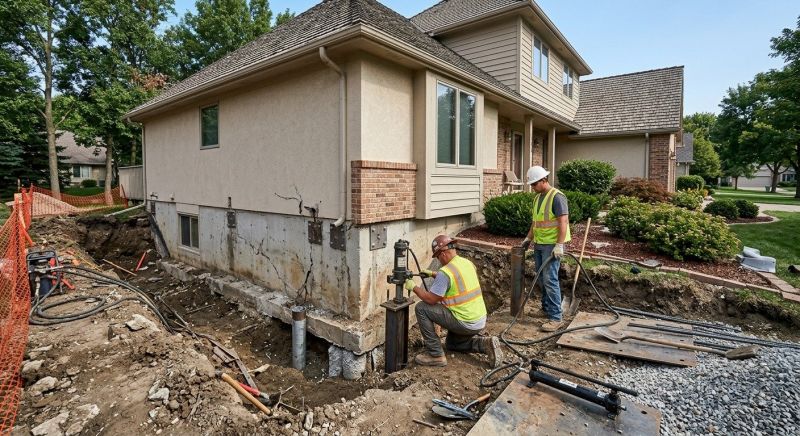 Structural Foundation Repair in Chestnut Hill, MA