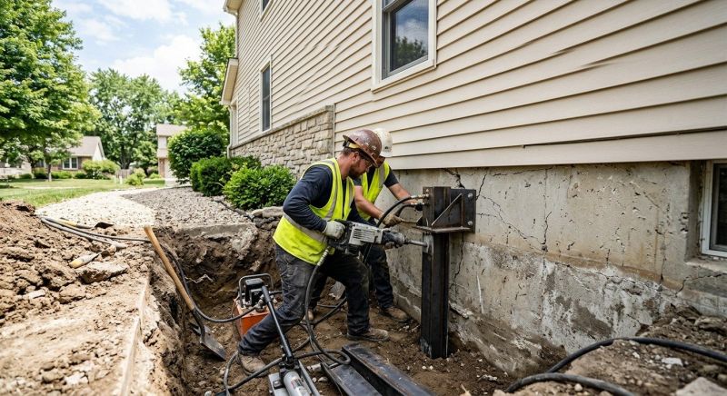 Structural Foundation Repair in East Taunton, MA
